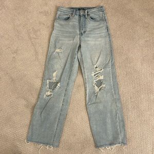 wild fable highest rise straight light-wash jeans